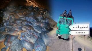 عاجل : تفاصيل العثور على السيارة المسروقة و المحملة بالاخطبوط بالداخلة :