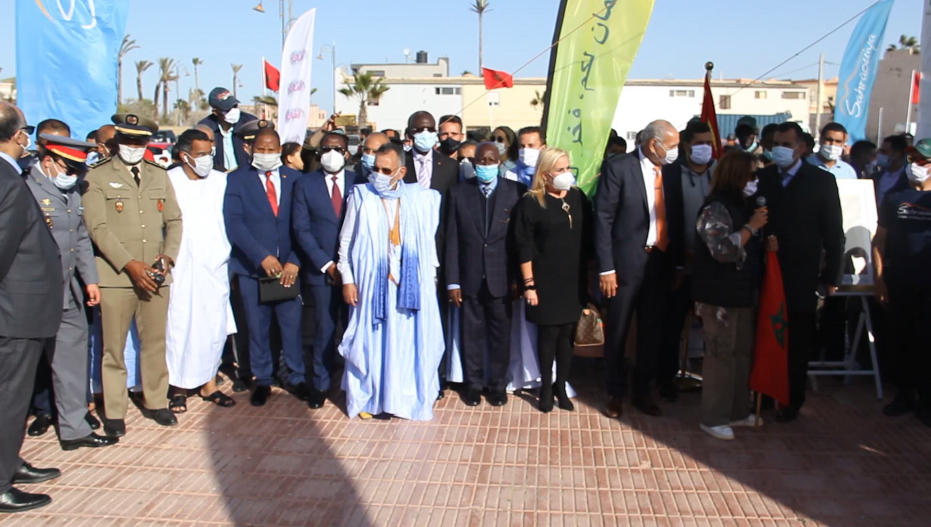 الوالي لمين بنعمر يعطي إنطلاقة سباق الصحراوية بساحة الحسن الثاني