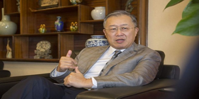 توشيح السفير السابق للصين لدى المغرب بوسام علوي من درجة قائد.
