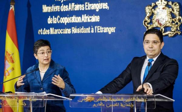 أزمة المغرب وإسبانيا ..ناصر بوريطة يتجاهل وزيرة خارجية إسبانيا خلال مؤتمر بإيطاليا