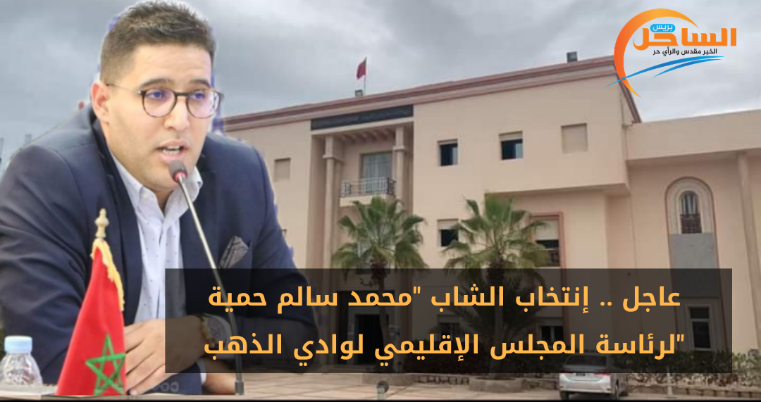 عاجل .. إنتخاب الشاب محمد سالم حمية لرئاسة المجلس الإقليمي لوادي الذهب