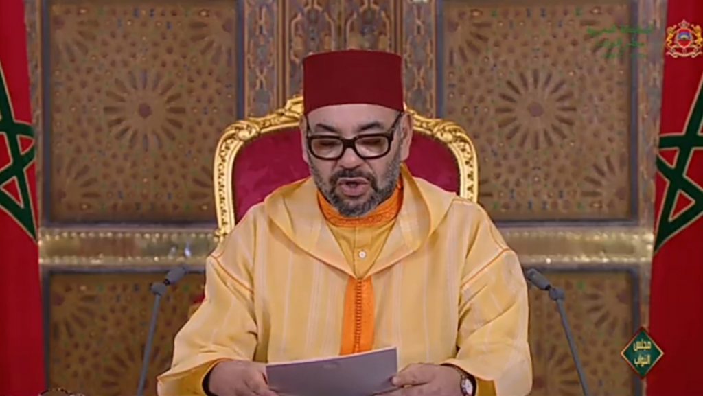 وجه جلالة الملك خطابا ساميا إلى أعضاء البرلمان بمناسبة إفتتاح الدورة الأولى من السنة التشريعية الأولى هذا نصه :