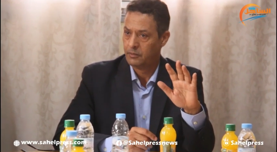 كلمة ” شكاف سيداتي ” رئيس غرفة الصناعة التقليدية بجهة الداخلة وادي الذهب