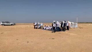 نزوح جماعي لتنسيقيتي عهد ووعد خارج المدار الحضري لمدينة الداخلة