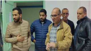 الراغب حرمة الله في زيارة تفقدية لحالات التسمم بالمستشفى الجهوي الحسن الثاني