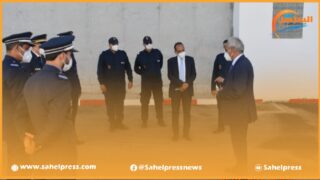 محمد صالح التامك يقوم بزيارة مفاجئة إلى السجن المحلي الجديد بمدينة الداخلة