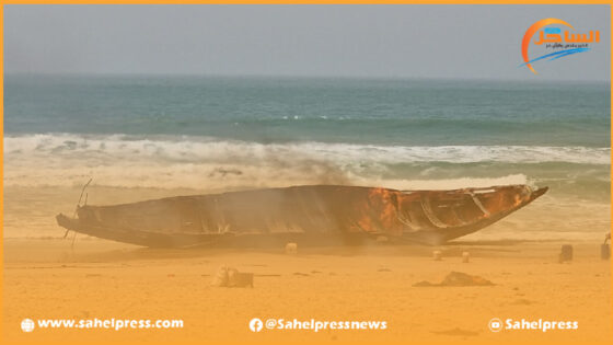 الداخلة .. جنوح قارب إفريقي الصنع بالقرب من فم لبير يستنفر السلطات المختصة