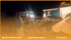 وفاة شخصين في حادث انقلاب شاحنة كبيرة محملة بسمك السردين نواحي راس اومليل