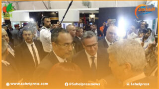 الخطاط ينجا يشارك في افتتاح المعرض الدولي للفلاحة المقام بمكناس