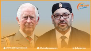 برقية تهنئة يبعثها الملك محمد السادس إلى الملك تشارلز الثالث بمناسبة تتويجه عاهلا للمملكة المتحدة
