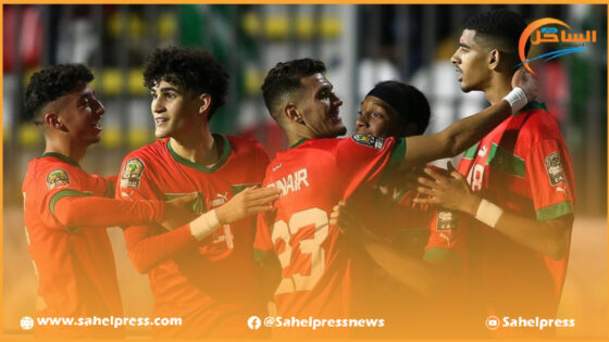 بالثلاثية المنتخب المغربي يعبر إلى نصف نهائي كأس إفريقيا على حساب المنتخب الجزائري