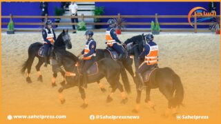 فرسان خيالة الأمن الوطني يحصدون مراتب المتقدمة في القفز على الحواجز