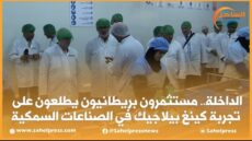 الداخلة.. مستثمرون بريطانيون يطلعون على تجربة كينغ بيلاجيك في الصناعات السمكية