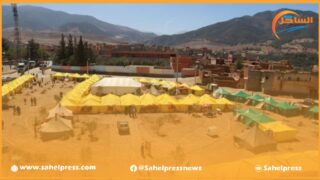 مؤسسة محمد الخامس للتضامن تنصب الخيام لإيواء منكوبي الزلزال