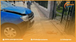 سيارة أجرة تقتحم مقر البرلمان المغربي ؟