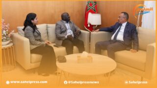 بمقر جهة الداخلة .. الخطاط ينجا يستقبل القنصل العام لدولة غامبيا