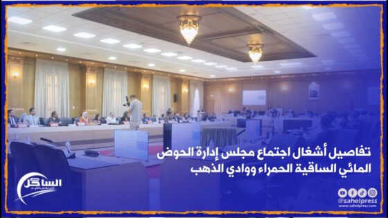 الداخلة .. تفاصيل أشغال اجتماع مجلس إدارة الحوض المائي الساقية الحمراء ووادي الذهب