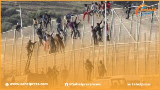 القوات المغربية تحبط محاولة اقتحام سبتة من طرف العشرات من المهاجرين السريين