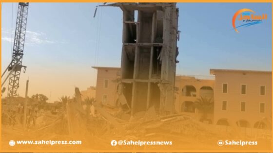 انهيار عمارة سكنية في طور البناء بمدينة تزنيت يؤدي إلى إصابة 3 أشخاص والعدد مرشح للإرتفاع