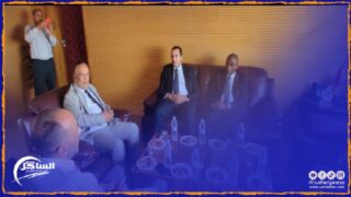 حبت ميشان محمد يستقبل قنصل غينيا بمقر غرفة التجارة والصناعة والخدمات بجهة الداخلة وادي الذهب