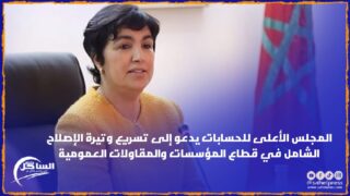 المجلس الأعلى للحسابات يدعو إلى تسريع وتيرة الإصلاح الشامل في قطاع المؤسسات والمقاولات العمومية