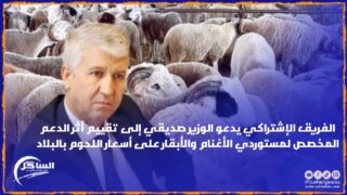 الفريق الإشتراكي يدعو الوزير صديقي إلى تقييم أثر الدعم المخصص لمستوردي الأغنام والأبقار على أسعار اللحوم بالبلاد
