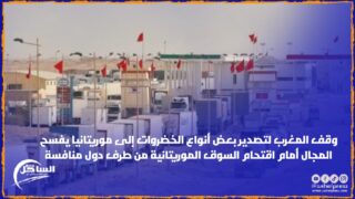 وقف المغرب لتصدير بعض أنواع الخضروات إلى موريتانيا يفسح المجال أمام اقتحام السوق الموريتانية من طرف دول منافسة