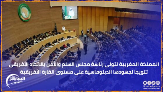 المملكة المغربية تتولى رئاسة مجلس السلم والأمن بالاتحاد الأفريقي تتويجا لجهودها الدبلوماسية على مستوى القارة الأفريقية