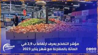 مؤشر التضخم يعرف ارتفاعا ب 2,9 في المائة بالمقارنة مع شهر يناير 2023