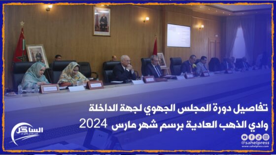 بالفيديو .. تفاصيل دورة المجلس الجهوي لجهة الداخلة وادي الذهب العادية برسم شهر مارس 2024