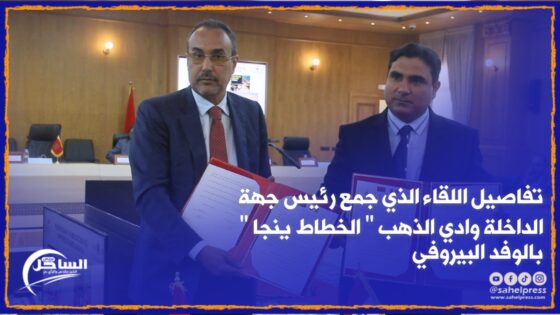 تفاصيل اللقاء الذي جمع رئيس جهة الداخلة وادي الذهب ” الخطاط ينجا ” بالوفد البيروفي