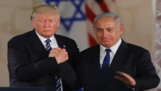 مثير .. دونالد ترامب يشارك مقطعا مصورا لشتم نتنياهو ؟