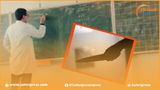 العنف المدرسي .. تلميذ يـ.ــطـ.ـعـ.ـن أستاذا بـ.ـسكـ.ـين داخل القسم