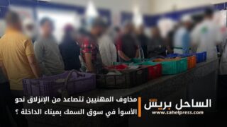 مخاوف المهنيين تتصاعد من الإنزلاق نحو الأسوأ في سوق السمك بميناء الداخلة ؟