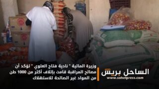 وزيرة المالية ” نادية فتاح العلوي ” تؤكد أن مصالح المراقبة قامت بإتلاف أكثر من 1000 طن من المواد غير الصالحة للاستهلاك
