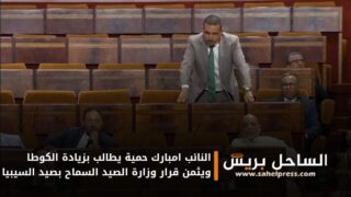 النائب امبارك حمية يطالب بزيادة الكوطا ويثمن قرار وزارة الصيد السماح بصيد السيبيا