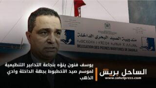 يوسف فنون ينوّه بنجاعة التدابير التنظيمية لموسم صيد الأخطبوط بجهة الداخلة وادي الذهب