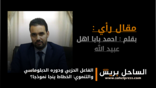 الفاعل الحزبي ودوره الدبلوماسي والتنموي: الخطاط ينجا نموذجا؟