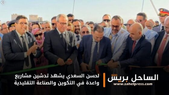 لحسن السعدي يشهد تدشين مشاريع واعدة في التكوين والصناعة التقليدية