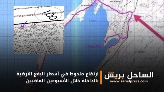 ارتفاع ملحوظ في أسعار البقع الأرضية بالداخلة خلال الأسبوعين الماضيين
