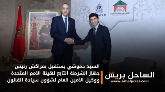 السيد حموشي يستقبل بمراكش رئيس جهاز الشرطة التابع لهيئة الأمم المتحدة ووكيل الأمين العام لشؤون سيادة القانون