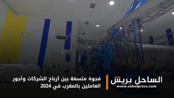 فجوة متسعة بين أرباح الشركات وأجور العاملين بالمغرب في 2024