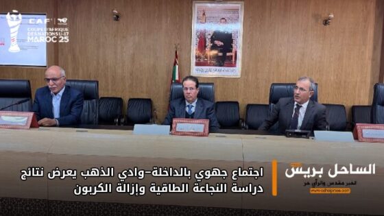 اجتماع جهوي بالداخلة–وادي الذهب يعرض نتائج دراسة النجاعة الطاقية وإزالة الكربون