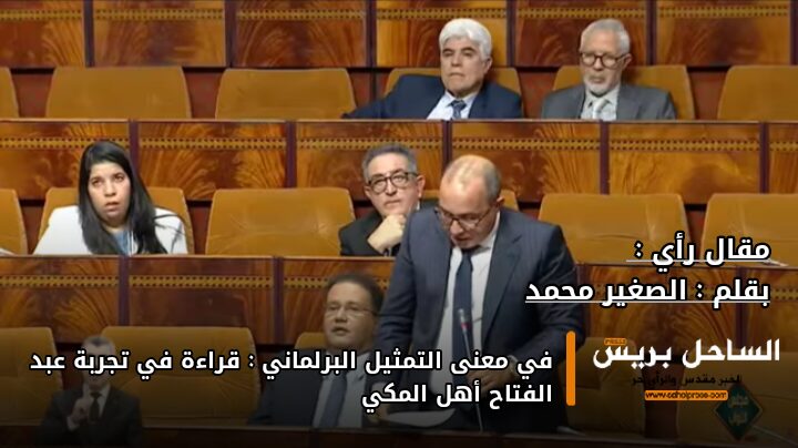 في معنى التمثيل البرلماني: قراءة في تجربة عبد الفتاح أهل المكي