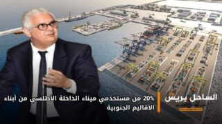 20% من مستخدمي ميناء الداخلة الأطلسي من أبناء الأقاليم الجنوبية