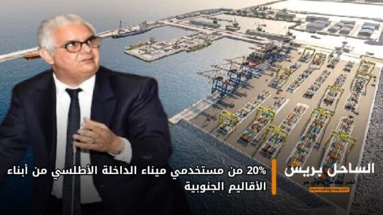 20% من مستخدمي ميناء الداخلة الأطلسي من أبناء الأقاليم الجنوبية
