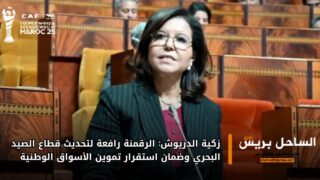 زكية الدريوش: الرقمنة رافعة لتحديث قطاع الصيد البحري وضمان استقرار تموين الأسواق الوطنية