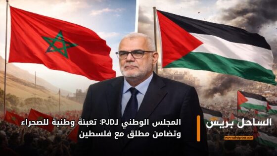 المجلس الوطني لـPJD: تعبئة وطنية للصحراء وتضامن مطلق مع فلسطين