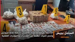 الداخلة.. فرقة مكافحة العصابات تُسقط ثلاثة مروجين وتحجز كميات مهمة من المخدرات والمؤثرات العقلية