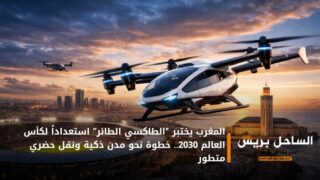 المغرب يختبر “الطاكسي الطائر” استعداداً لكأس العالم 2030.. خطوة نحو مدن ذكية ونقل حضري متطور